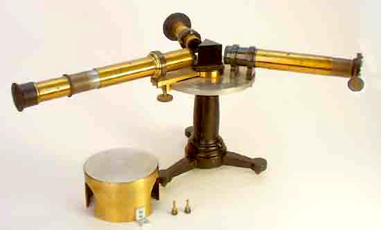 A Prism Spectroscope of the type Thomas Edison used in the development of  his light bulb